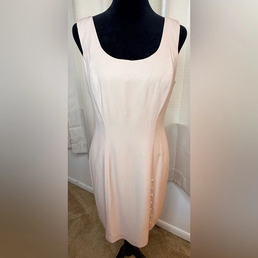 Vintage 90’s CDC Caren Desiree chic mini sleeveless dress cropped jacket 6 P